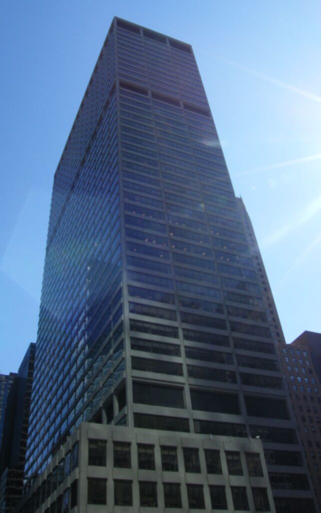 345 Park Avenue in NYC from which an active shooter is attacking New York City 