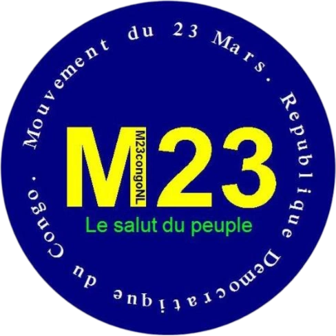The M23 Rebel Group logo from the Democratic Republic of the Congo