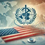a stylized depicition of the U.S. Withdrawal from WHO: Global Health Impact