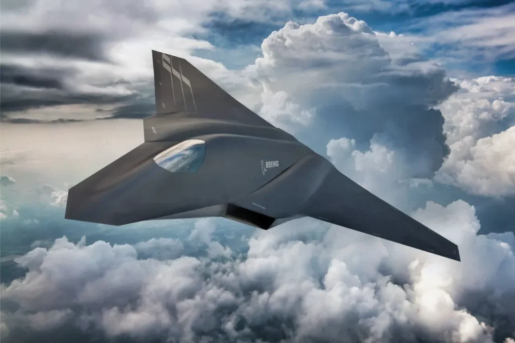 A depiction of Boeing's prototype for the NGAD