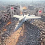 An image depicting Collateral Care: America’s Top 10 Hospital Bombings, Ranked by Freedom™