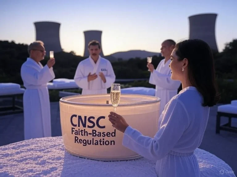 an image depicting Core Beliefs: How the Darlington BWRX-300 Reactor Was Licensed on Faith, Not Fact