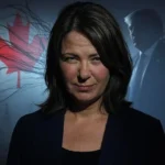 an image depicting Danielle Smith: Betraying Canada While Trump Targets Us?
