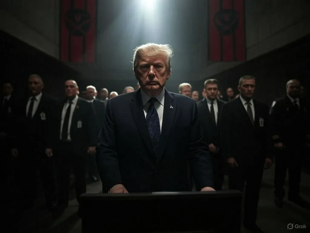 an image depicting Enemies of the State: Trump’s Security Clearance Purge and the Authoritarian Playbook