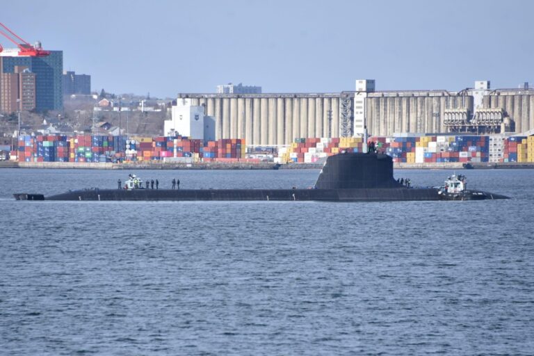 an image of France's Nuclear Submarine FS Tourville in Halifax: Routine Visit or Strategic Power Play?