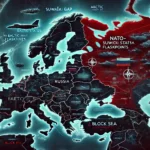 A stylized image illustrating The Next NATO-Russia Flashpoints: Where Conflict Could Erupt After a Ukraine Peace Agreement