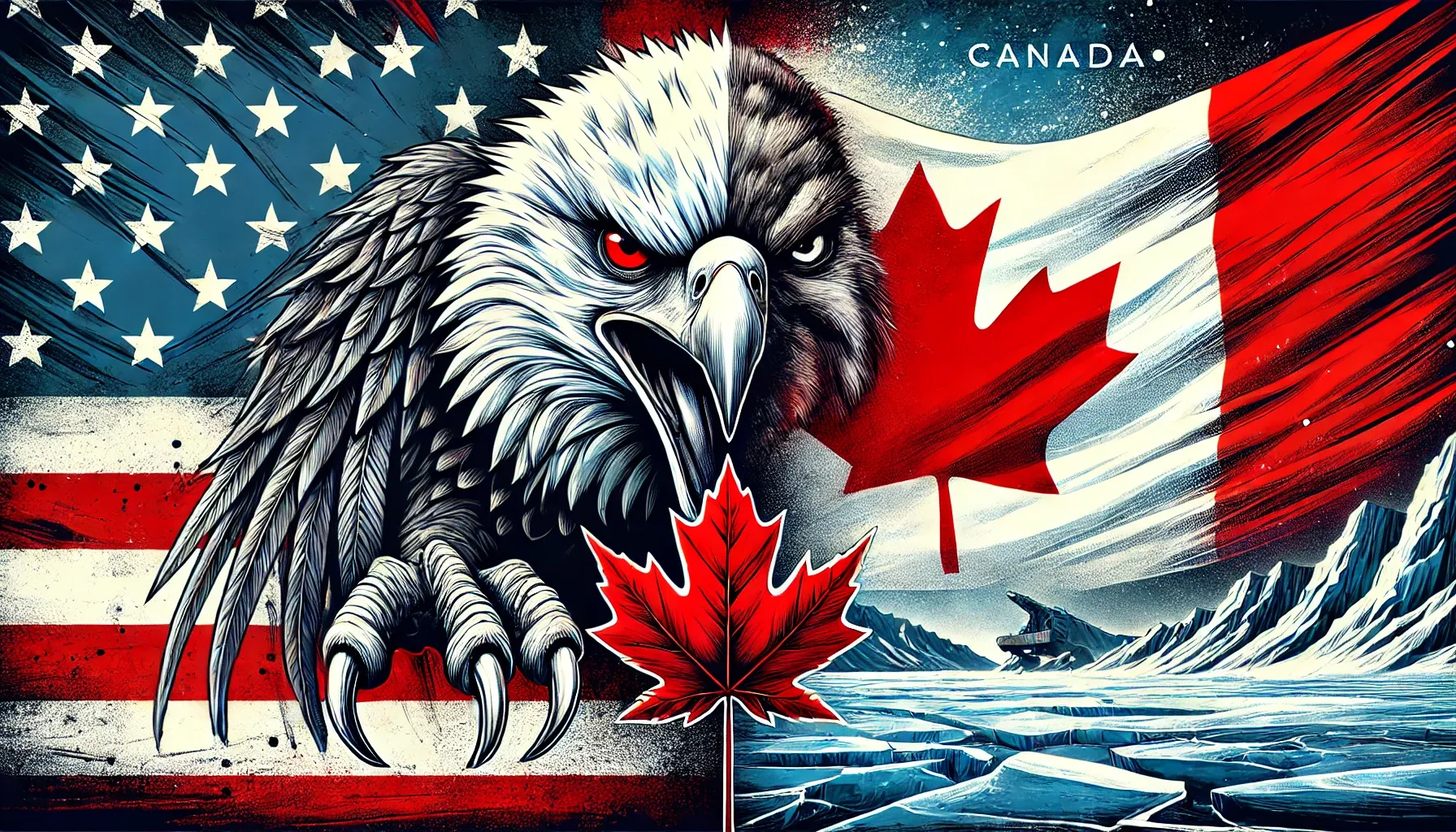 an image depicting No Forgiveness, No Forgetting: Why Canada Must Treat America as an Existential Threat