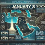 Stylized image for the Prime Rogue Daily Risk Report of January 8, 2025