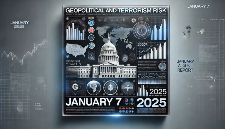 a stylized depiction of the Prime Rogue Daily Risk Report for January 7, 2025