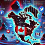 an image depicting Rigged from Washington: How U.S. Disinformation is Engineering Canada’s 2025 Election Takeover