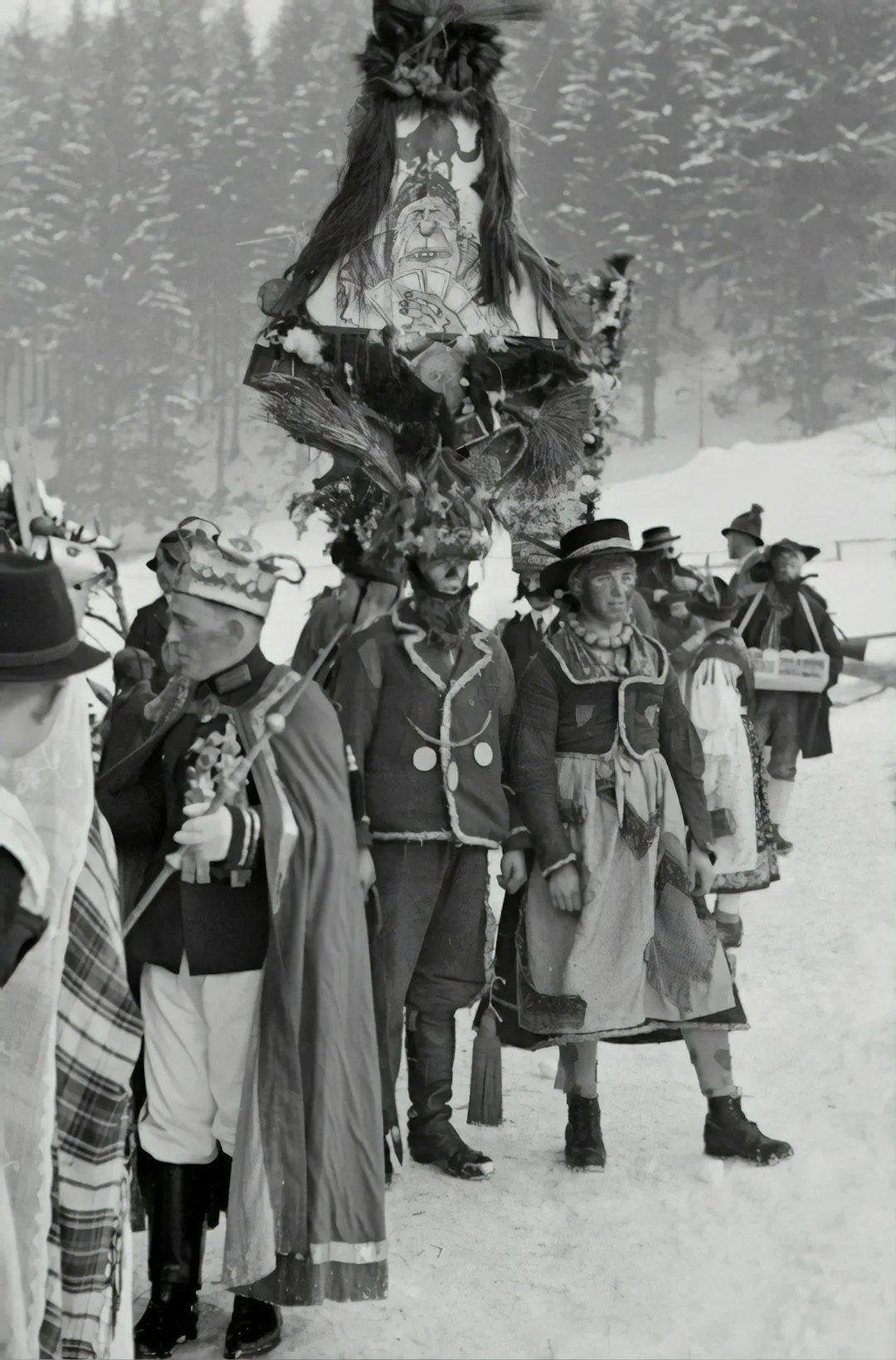 A photo of a pagan Slavic Friday the 13th Ritual highlighting the threat of terrorism on Friday the 13th.