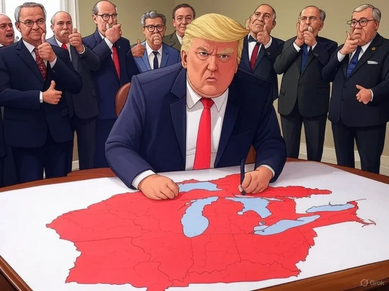 an image depictingThe Deep End: Trump, the Great Lakes, and Canada’s Invisible Sovereignty Crisis