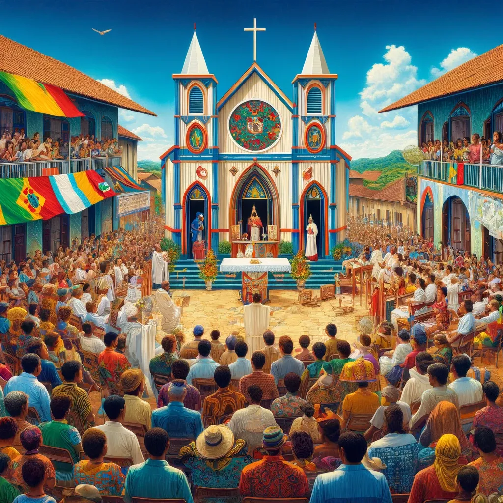 an abstract depiction of The Global South and the Future of the Catholic Church