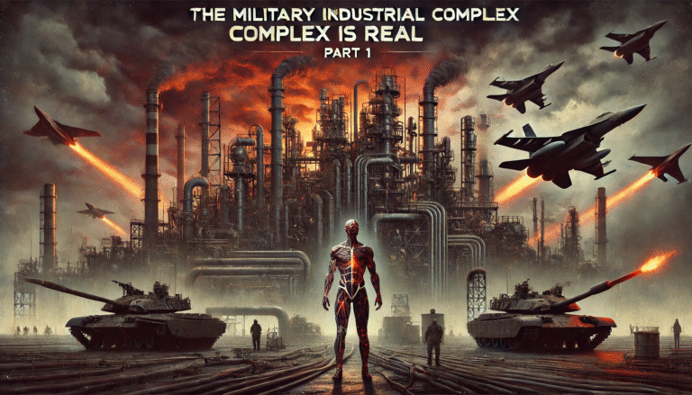 an image demonstrating that The Military Industrial Complex is Real, Part 1