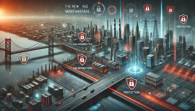 an image depicting The New Age of Infrastructure Warfare: Vulnerabilities, Protection, and Strategic Implications