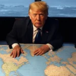 an image depicting The GIUK Gap, Greenland, and the Battle for Arctic Supremacy: NATO, Russia, and Trump’s Annexation Gambit