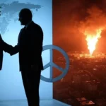 an image depicting Trump-Putin Ceasefire Deal Unravels: Russia Strikes Ukraine Hours After Phone Call