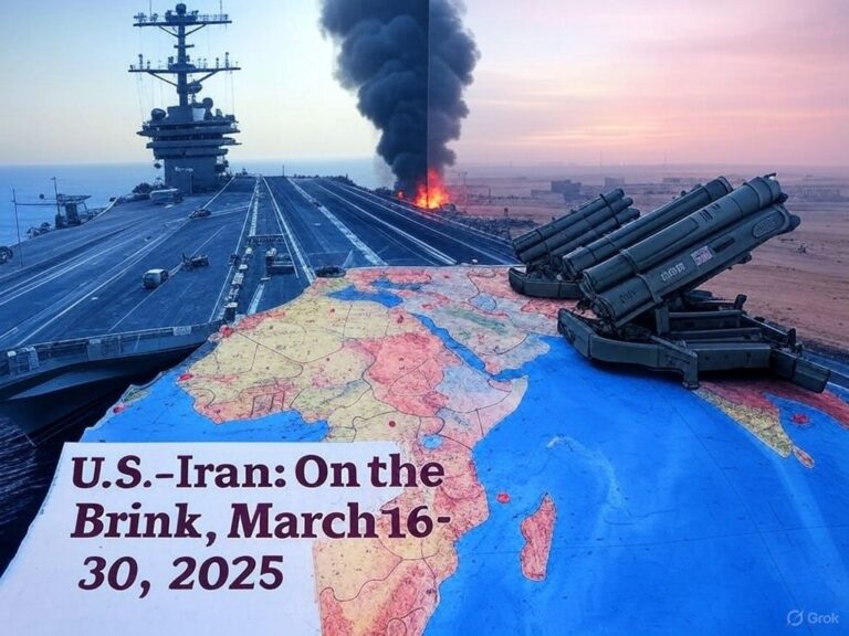 an image illustrating Intel Brief: Will the U.S. Attack Iran? Conflict Forecast (March 16-30, 2025)