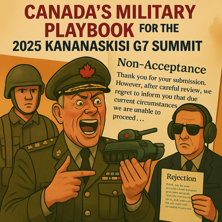 an image depicting Canada’s Military Playbook for the 2025 Kananaskis G7 Summit - 2025 G7 Security Series #2