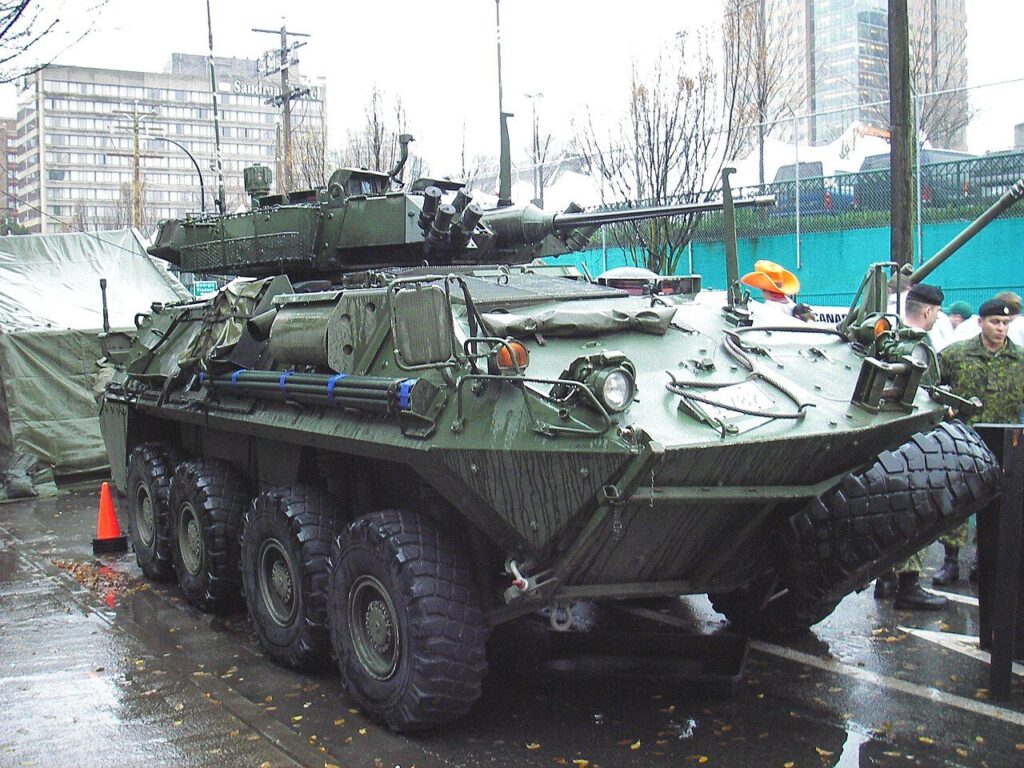 A Canadian Army Coyote Vehicle. Credit: https://www.flickr.com/people/37804160@N00