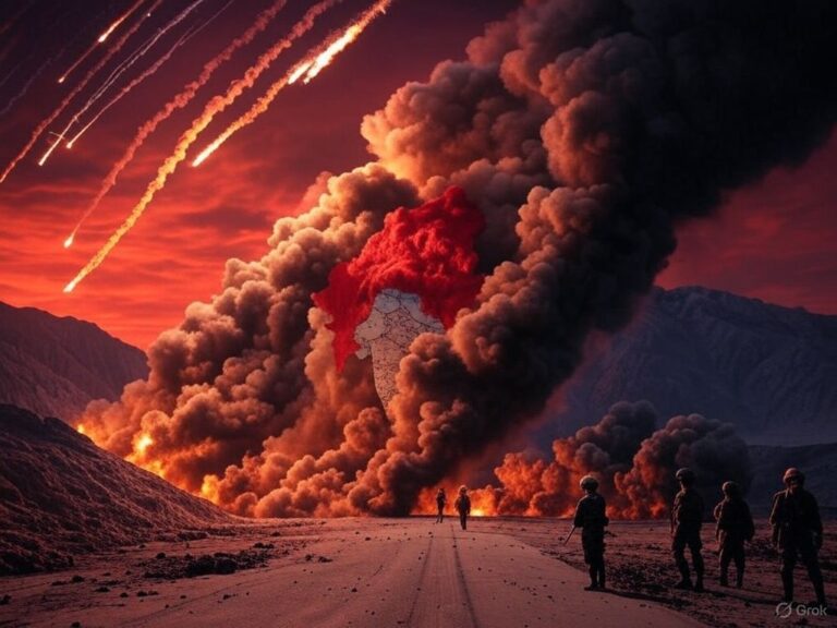 An image depicting Brinkmanship in Vermilion: Modi’s Escalation of the India-Pakistan Conflict
