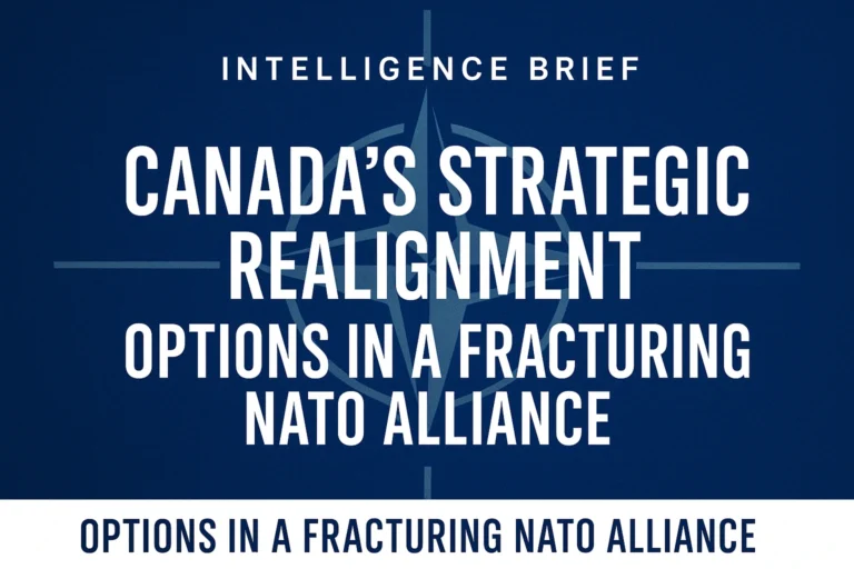 an image depicting Canada at the Crossroads: NATO Withdrawal or Strategic Realignment with Europe?