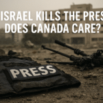 an image depicting Canada’s Hypocrisy: Israel’s Killing of Al Jazeera Journalists Demands Full Sanctions Now
