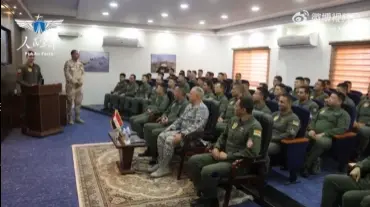 A joint briefing of Chinese and Egyptian Air Force personnel in Egypt (April, 2025)