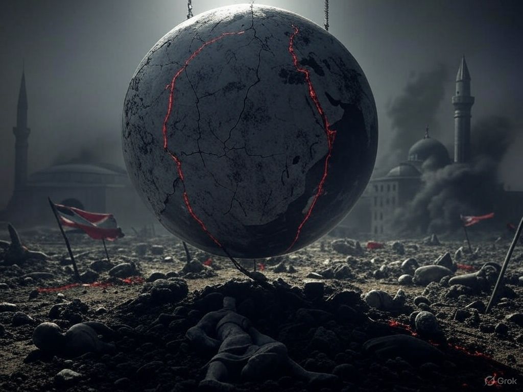 An image depicting Fractured States: Why Identity-Driven Countries Are the World's Hidden Conflict Zones