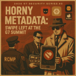 An image depicting Invading the G7 Using Dating Apps – Behavioral OSINT, Horny Metadata, and Summit Surveillance Gaps - 2025 G7 Security Series #5