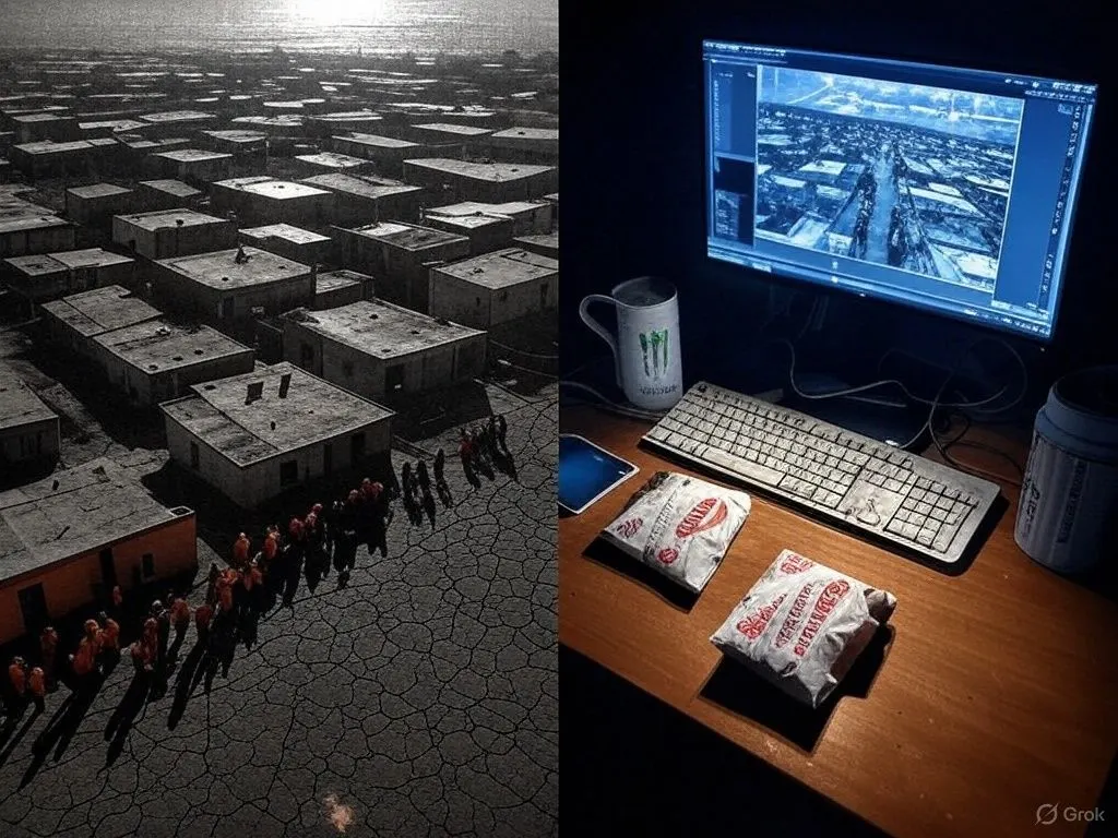 an image depicting ISR: The Eyes of a Dying Empire: How America Watched the World Burn—One Thermal Feed at a Time
