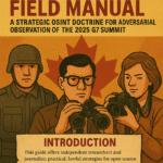an image depicting The Kananaskis Field Manual: A Strategic OSINT Doctrine for Adversarial Observation of the 2025 G7 Summit - 2025 G7 Security Series #3