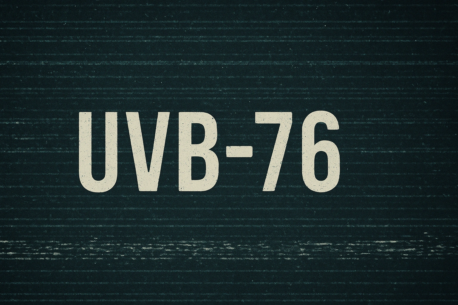 an image depicting Signal in the Static: Why UVB-76 Still Broadcasts, Even When It Says Nothing