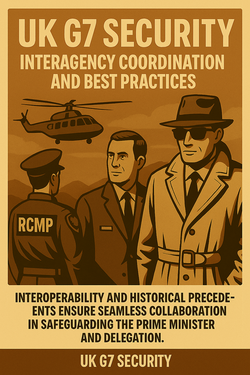 An image depicting Summit Sentinels: UK SO1 Protection and Intelligence Coordination at the 2025 G7 in Kananaskis - 2025 G7 Security Series #7
