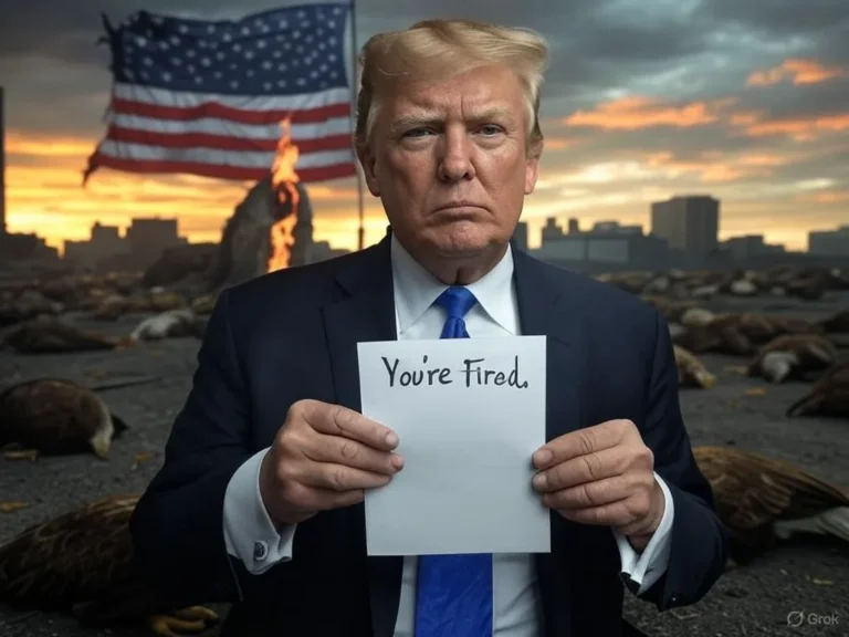 an image depicting The Fed Versus the MAGA State: What Happens If Trump Fires Jerome Powell?