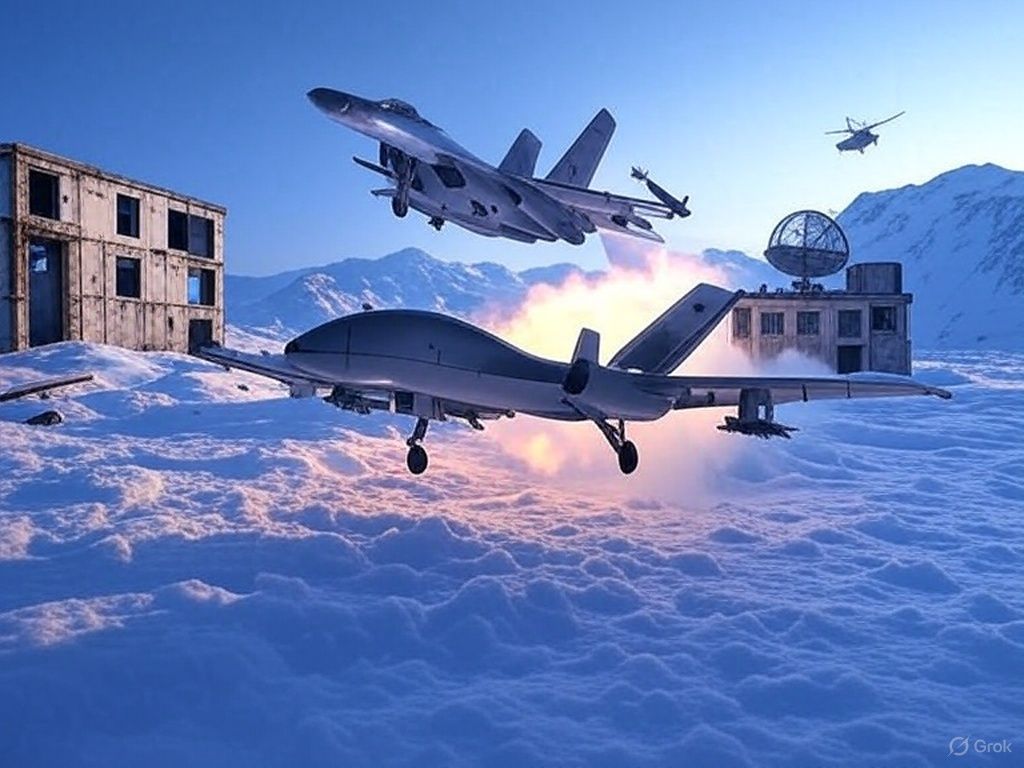 an image depicting Top 10 Technological Asymmetric Warfare Shocks That Shattered Military Confidence (From Naval Drone Kills to Stealth Collapses — When the System Was the Vulnerability)