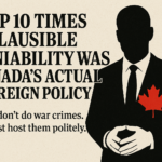an image depicting Top 10 Times Plausible Deniability Was Canada’s Actual Foreign Policy