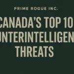 An image depicting Top 10 Counterintelligence Threats to Canada: From Foreign Agencies to Bureaucratic Sabotage