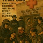 An image depicting Triage Before Tear Gas: How Calgary Hospitals Were Folded Into G7 Security Planning - 2025 G7 Security Series Bonus HUMINT #1