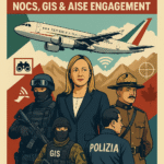 An image depicting Tricolore Shield: Italian Tactical Deployment, Intelligence Fusion, and VIP Protection at the 2025 G7 in Kananaskis - 2025 G7 Security Series #11