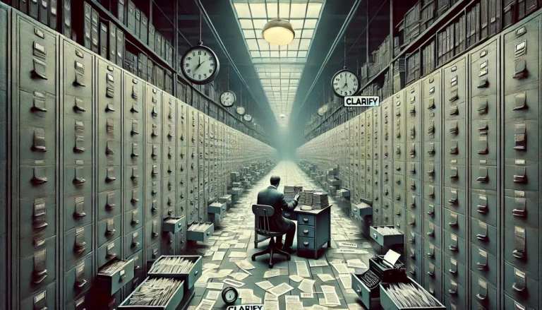 an image depicting Weaponized Clarification: How LAC Obstructed a Privacy Act Request Through Contradiction, Misquoting Law, and Strategic Delay