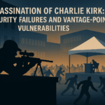 An image depicting Assassination of Charlie Kirk: Security Failures and Vantage-Point Vulnerabilities