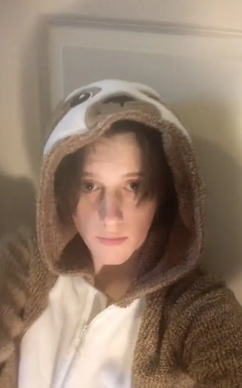 Lance Twiggs, the partner or Charlie Kirk shooter Tyler Robinson, wearing what appears to be "furry" garb. 