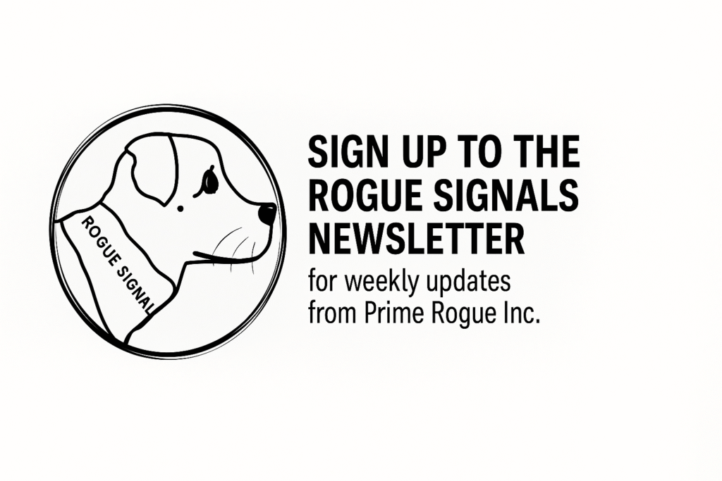 Rogue Signals Newsletter Banner