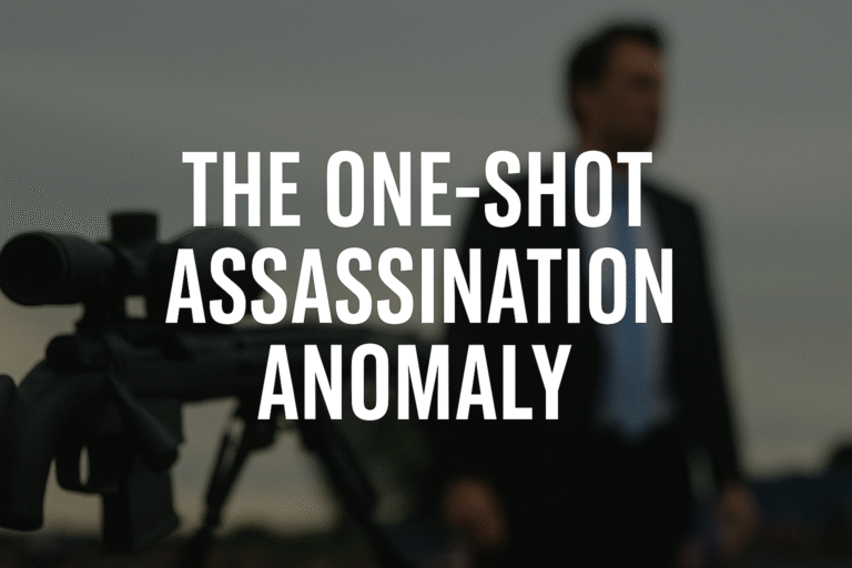 The One-Shot Assassination Anomaly: Tactical, Psychological, and Security Implications