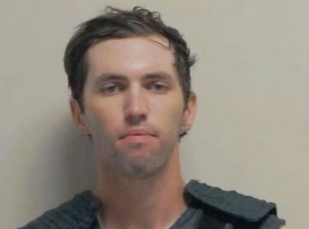 The mugshot of Tyler Robinson - Charlie Kirk's alleged assassin