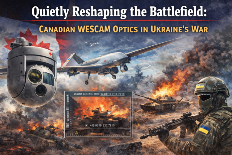 an image depicting Quietly Reshaping the Battlefield: Canadian WESCAM Optics in Ukraine’s War