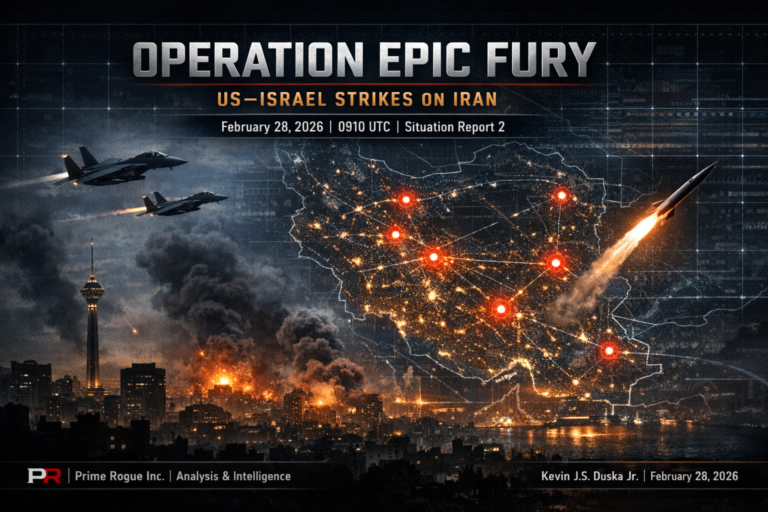 Operation Epic Fury Situation Report 2 Header Image
