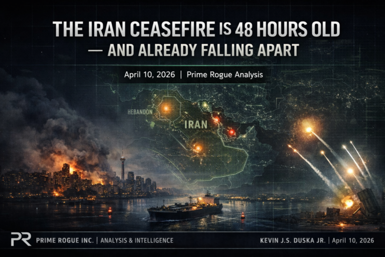 The Iran Ceasefire is 48 Hours Olds and Already Falling Apart Header Image