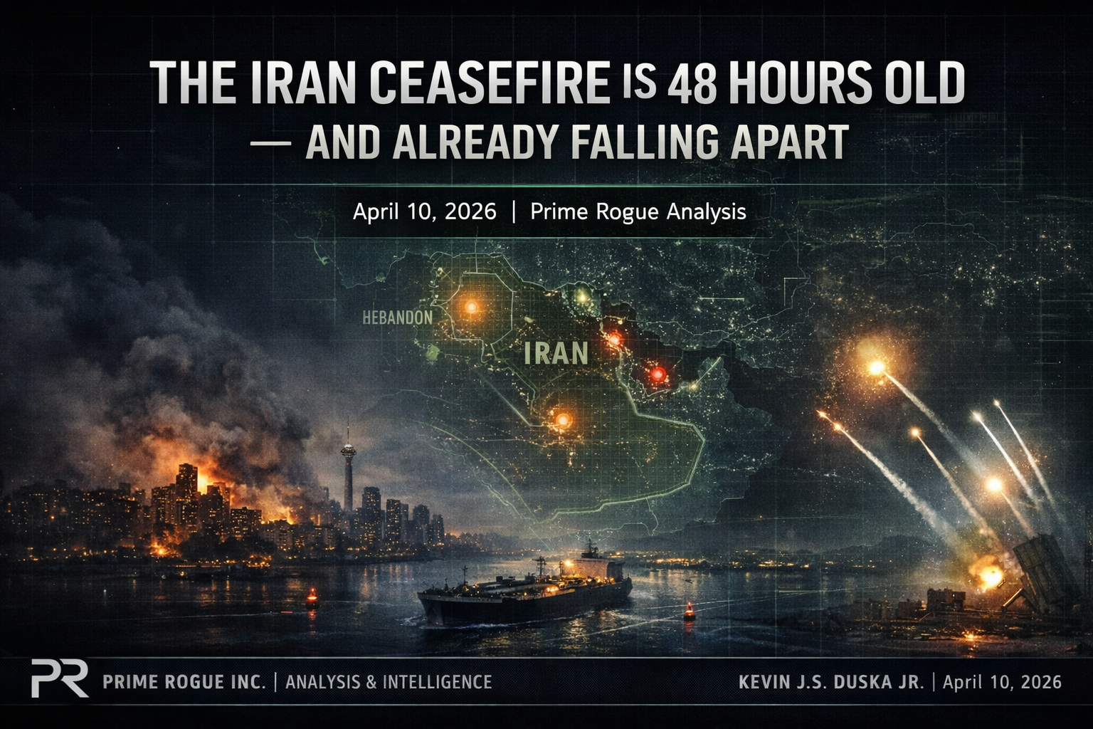 The Iran Ceasefire is 48 Hours Olds and Already Falling Apart Header Image